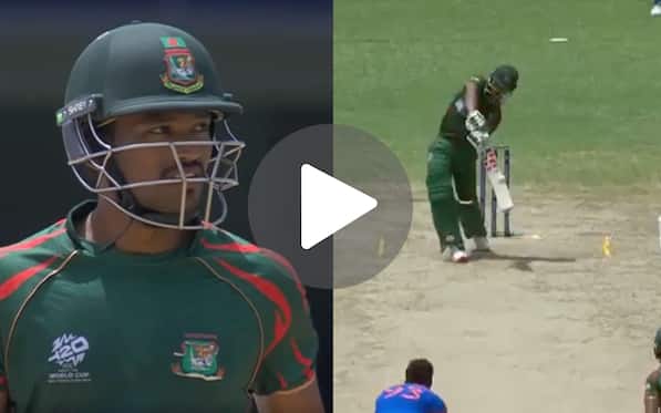 [Watch] Bumrah Proves Too Hot To Handle For BAN Captain As He Delivers Cunning Slower Ball